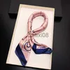 Sciarpe Sciarpe designer donna Sciarpa di seta Lettera di moda Fascia per capelli Marca Sciarpa piccola Variabile Foulard Accessori Regalo attività J230703