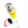 DHL100pcs Autres Verres Blanc Jaune Baseball Impression Néoprène Étanche Portable Thermos Tasse Bouteille Couverture