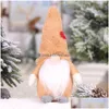 Décorations De Noël En Peluche Suédois Gnome Noël Forêt Homme Poupée Ornements Enfants Scandinave Nordique Nain Jouets Drop Delivery Home Dhjem