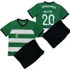 espnsport 23 24 COATES Lisbon Kids Kit Soccer Jerseys PAULINHO NETO NUNO SANTOS Home Away 3rd Child Football Shirts Short Sleeve Uniform