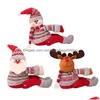 Christmas Decorations Curtain Buckle Holder Santa Claus Snowman Elk Tie-Back Bedroom Hook Fastener Clamp Home Decor Drop Delivery Ga Dhsqa