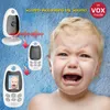 Babyphones 2,0-Zoll-Video-Babyphone Zwei-Wege-Talkback-Temperaturüberwachung Automatische Nachtsicht-Überwachungskamera Borns Nanny Babysitter 230701