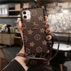 Designer L Leather Phone Cases For iPhone 13 Pro Max 12 Mini 11 Xs XR X 8 7 Plus Brand Luxury Flower Mobile Shell Full coverage Protection Case