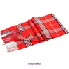 Sciarpa Bur Home invernale e autunnale di alta qualità per donna uomo Autunno Inverno New Fashion British Plaid Imitazione Cashmere Sciarpa Scialle Collo caldo da coppia a doppio uso