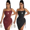 Summer Casual Dresses Women Luxury Bohemian Long Dresses Vacation Elegant sexy Strap Lemon print plus size