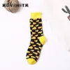 Women Socks Cotton Black For Hamburg Pizza Cheese Pattern Funny Short Ladies Sock Female Kawaii Casual Harajuku Winter Woman Sox