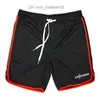 Herr shorts sommarmärke mesh snabb torr fitness shorts män gym knä längd bodybuilding aktiva shorts joggar träning svett korta byxor z230703