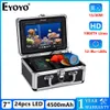 Fish Finder Eyoyo EF07PRO Fish Finder 7 "Moniteur pour la pêche sur glace en hiver Prise en charge Enregistrement vidéo Jusqu'à 32 Go Double lampes Caméra Couleur Vision nocturne HKD230703