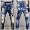 Italienische Mode, europäische und amerikanische Herren-Freizeitjeans, hochwertig gewaschen, handpoliert, qualitätsoptimiert 9891