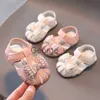 Sandalen Baby sandalen kinderen meisjes sandalen zachte bodem Baby schoenen kinderen baby meisjes prinses schoenen Strik Kinderen Meisje sandalen J230703