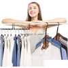 Cabides Racks Magia Economia de Espaço Para Roupas Dormitórios Quarto Apartamentos Rack de Roupas Jaquetas Adequadas Camisolas Camisas Drop Delivery Dhvtw