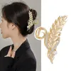 Or nouveau oeil de chat pierre perles pince à cheveux femmes mode coréenne pince à blé élégant métal crabe cheveux coiffure accessoires