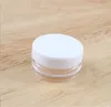 Wax Container Food Grade Plastic Box 3g Round Bottom Cream Box Small Sample Bottle Cosmetic Packaging Box Bottle 11 Colors JL1419