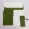 wholesale Green G's Jewelry Boxes Case Bracciale Anello Bracciale Orecchini Jewelr Flannel Packaging certificato Set