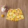 Shorts 0-4T Toddler Baby Boy Girl Kids Shorts Bottoms Summer Cartoon Pineapple Print Swimming Panties Beach Holiday Shorts 230703