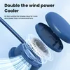 1pc Folding Hanging Neck Fan 2000mAh High Power USB Mini Portable Creative Outdoor Hanging Neck Fan Boxed 6.22*3.86*2.05inch