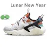 2023 Huarache Craft Men Kvinnor Running Sneaker Triple Black Summit White Coconut Milk Light Silver Sanddriv Lunar New Year Gray Mens Trainers Sport Sneakers
