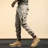 Men's Pants Cargo Trousers Man Harem Y2k Tactical Military Cargo Pants For Men Techwear High Quality Outdoor Hip Hop Work Stacked Slacks 230701
