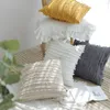 Almofada capa de linho de algodão decoração nórdica para sala de estar quarto sofá 45