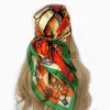 Sjaals Zijden Sjaal Scarftop Headwraps Voor Vrouwen Vintage Vier Seizoenen Haar Sjaal 90*90cm Hijab Foulard Bandana femme Hoofddoek J230703