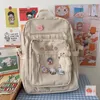 Поясные сумки, японский школьный рюкзак для девочек-подростков с несколькими карманами, 2023 Kawaii, женский милый рюкзак Mochila 230703