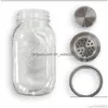 Altri utensili da cucina Acciaio inossidabile Mason Jar Shaker Coperchi Tappi per cocktail Farina Mix Spezie Zucchero Sale Peperoni Drop Delivery Home G Dhmxh