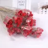 Fleurs séchées 10 pièces fleur naturelle fraise fruits salon mariage Bouquet Arrangement matériel artisanat accessoires et matériaux