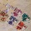 ملصقات شارات 13pcs مجموعة Chameleon Mix Mix Glitter Glitit