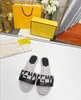 Slippers 2022 Designer New Fashion Slippers Ladies Sandals Letter Slide Splicing Summer Original Box Dust Bag T230710