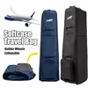 Golfväskor Playeagle Softcase Portable Foldbar Oxford Aviation Club Travel Bag Cover Waterproof med hjul Lätt vikt 230630