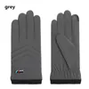 Fingerless Gloves DELEDELAI 2023 Fashion Winter Autumn Warm Full Finger Touch Screen Wind Proof Driving Men Male Mittens Item 679