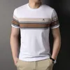 Männer Trainingsanzüge Top Grade 96 Baumwolle Sommer Dünne Marke Tops Luxus Herren T-shirts Mit Designer Kurzarm Casual Mode Männer kleidung 230703