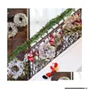 Fleurs décoratives Couronnes Faux Feuilles De Lierre Guirlande Artificielle Verdure Guirlandes Plante Suspendue Vigne Pour Chambre Décoration Murale De Mariage Otj5L