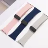 Pulseira magnética para Samsung Galaxy Watch 5/4 44mm 40mm Watch5 Pro 45mm Silicone Watch Band Watch 4 Classic 42mm 46mm Pulseira Série 8 se 7 6 5 4
