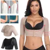 Haut du bras Shaper Post-chirurgicale Plus mince Compression Manches Humpback Posture Corrector Tops Femmes Épaule Shapewear Back Support 2254c