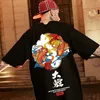 メンズTシャツメンズラッキーコイグラフィックTシャツサマーファニーファッションTシャツ男性半袖Y2K TシャツヒップホップストリートウェアTシャツ230701