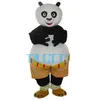 Szybki statek Kung Fu Panda Mascot Costume impreza urocza impreza fantazyjna sukienka dla dorosłych dzieci Rozmiar 265i