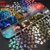 Stickers Decals TCT 695 Butterfly Nail Glitter Art Decoration Mariposa Sommerfugl Ngel FUNKELN Accessories DIY Supplier 230703