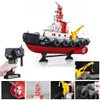 Model Set Henglong 3810 2 4g Boat Electronic Ship With Remote Control For Kids Adults High Speed Toys 230703