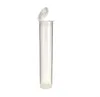 Tube d'emballage pré-rouleau Pop Top bouteille en plastique transparent noir joint doob blanc récipient de pré-roulage émoussé a un JL1428 interne