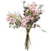 Fiori secchi 1 fiore artificiale Facile da mantenere Bouquet finto Plastica senza sbiadimento Decorazioni per la casa eterne 230701