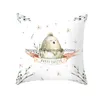 Pillow Case Easter Bunny Pillowcase Cartoon Rabbit Ers 45X45Cm Square Throw Home Car Office Drop Delivery Garden Textiles Bedding Sup Dhr3I