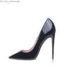 Chaussures habillées GenShuo talons hauts 12 cm pompes noires chaussures de mariage en argent nu mariée Estiletos Mujer femmes Z230703