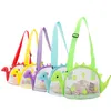 Children Dinosaur Messenger Beach Bag Swimsuit Goggles Shell Toys Storage Organizer Kids Travel Toiletries Mesh Bag LX5669
