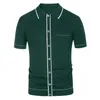 Men's Polos Short Sleeve Polo Shirt with Button Front and Collar | Classic Stylish Design for Casual Formal Wear 230703