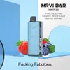 Orijinal Fabrika MRVI BAR 7500 Puflar Tek Kullanımlık Pod Suyu Kapasite Güç Ekranı Ekranı Şarj Edilebilir Vape Kalem Vs Funky Republic Ti7000