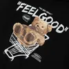 Luvtröjor för herr Tröjor 2023 Herr Hip Hop Hoodie Sweatshirt Streetwear Bear Letter Shopping Cart Print Pullover Autumn Harajuku Cotton Hooded 230703