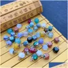 Charmes 8X11Mm Polygone Placage Bord Cristal Naturel Pierre Quartz Rose Pendentifs À La Mode Pour La Fabrication De Bijoux En Gros Drop Delivery Find Dhhep