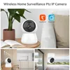 شاشات الأطفال HD 1080p WiFi IP Camera Tuya Smart Surveillance Camera التلقائي التلقائي الأمن المنزلي الأمن الداخلي WiFi Wireless Baby Monitor 230701