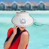 Berety Czapka z daszkiem przeciwsłonecznym z wentylatorem Czapki na zewnątrz Oddychające szerokie rondo dla dziewcząt Chłopcy Turystyka turystyczna